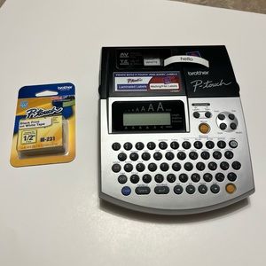 Brother P-Touch Electric Wireless Labeler Label Maker PT-2600/2610 +New Ink Tape